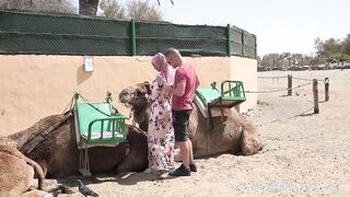 Hatalmas kannás arab gádzsi kupakolása