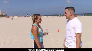 TheRealWorkout - a strandon szedtem fel ezt a macát