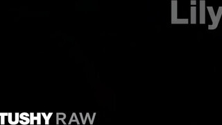 TUSHYRAW - fekete maca gigászi cunija keményen megkúrva