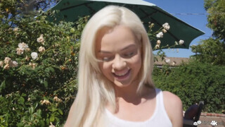 Elsa Jean és a kertész fickó méretes pöcse