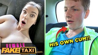 Lady Gang megőrül a gigantikus faszú zsenge pov szopásán a taxisban