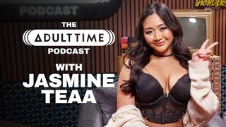 Ázsiai Pornósztár Casting Forgatás a Gigászi Popós Jasmine Teaa-val az Adult Time Csatornán