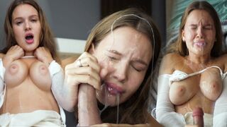 A emberem visszatért a katonaságtól, háromszoros élvezés és tele vagyok gecivel - virtuális porno